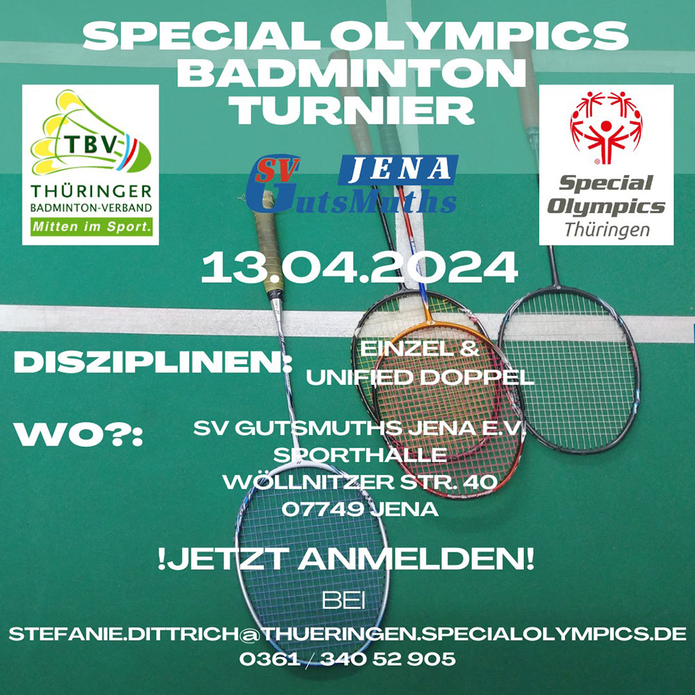 Ausschreibung Special Olympics
